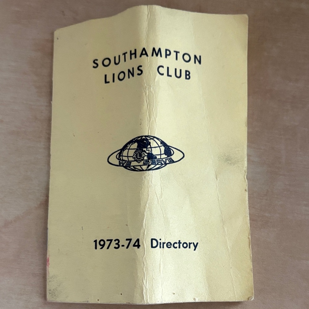 Lions Club Directory 1973-1974